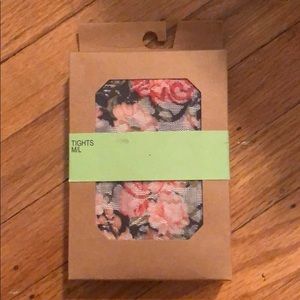 NWT tights flower print